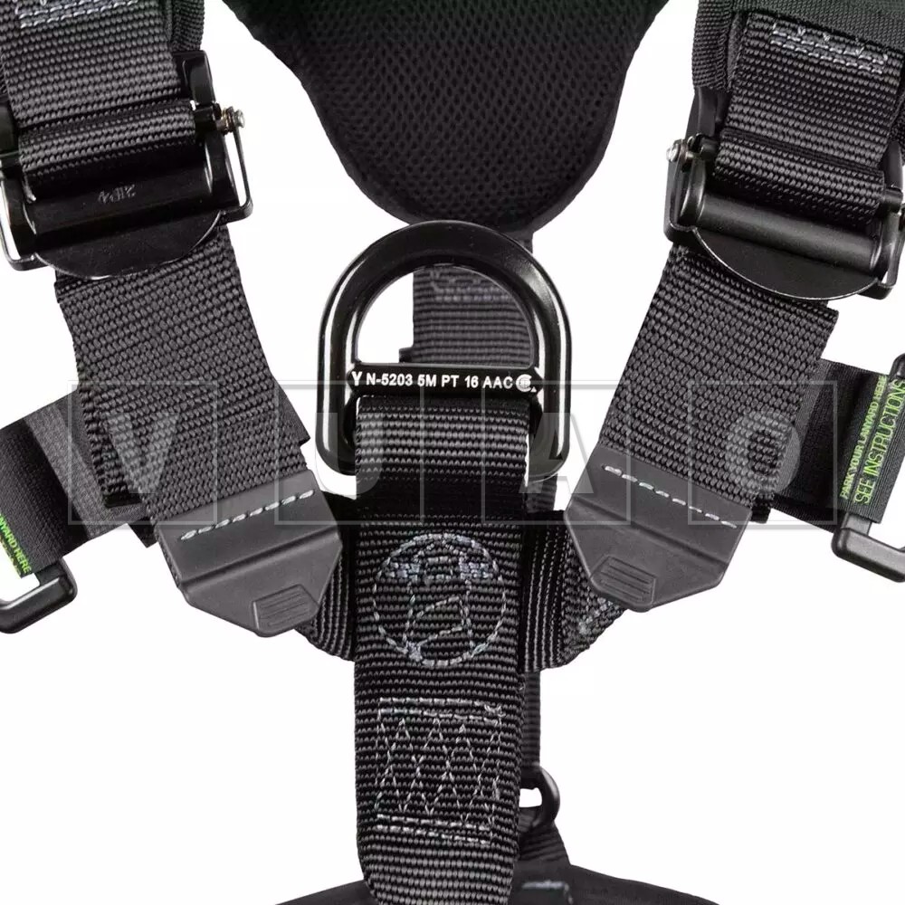 Arnés Safewaze de viento y torre: Alu 5D, Alu QC Legs FS227
