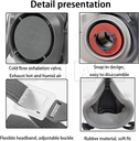 Kit Respirador Reutilizable de Media Cara FD410 6200 Vuao Safety, + Filtro para gases TSP