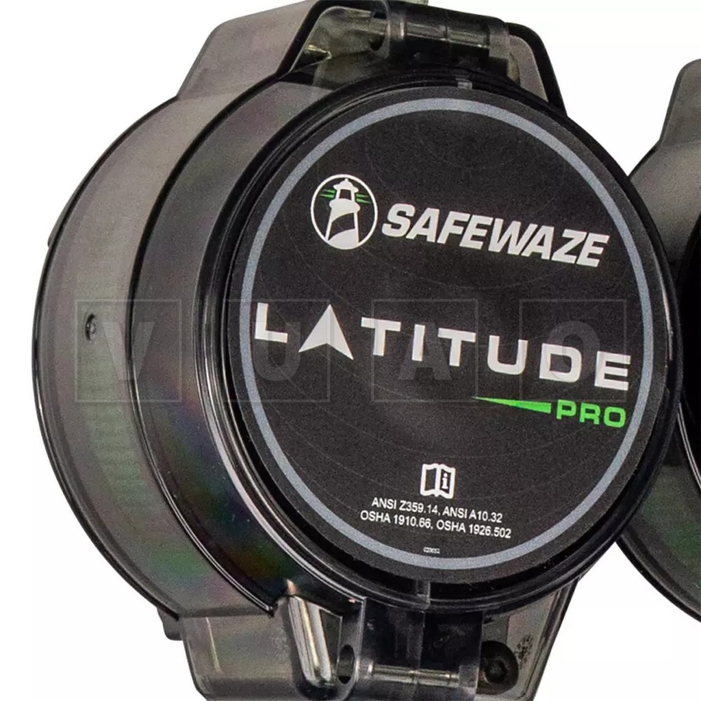 Latitude Pro 7' Dual Web SRL-P: 9013 BWB, ganchos de aluminio para barras de refuerzo 018-5027, Safewaze