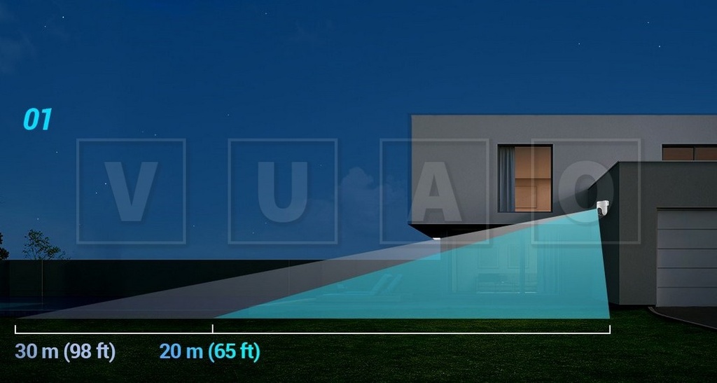 EZVIZ - Network surveillance camera - PT 2MP Full HD