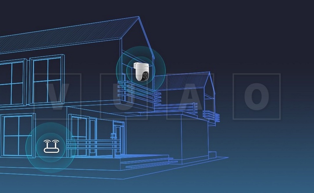 EZVIZ - Network surveillance camera - PT 2MP Full HD