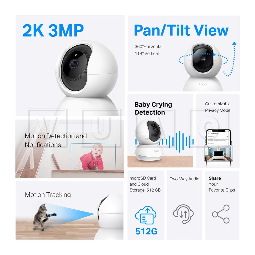 Tapo C210 V2.20
Cámara Wi-Fi vigilancia 360º