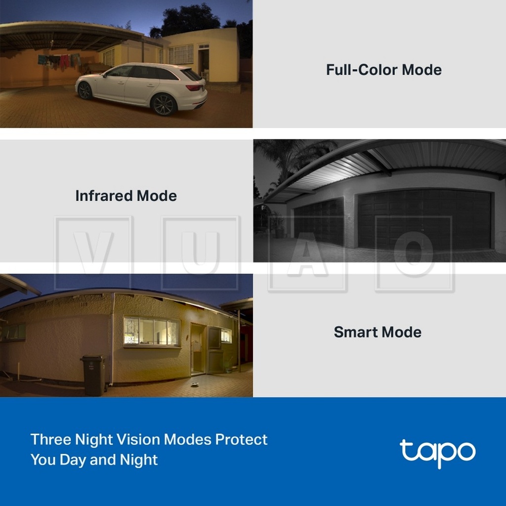 Tapo C510W V1
Cámara inteligente Wi-Fi de vigilancia 360º