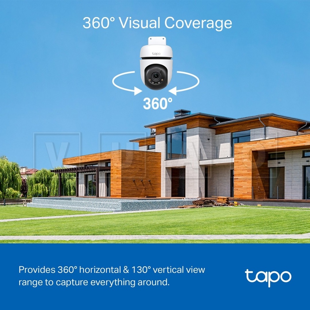 Tapo C510W V1
Cámara inteligente Wi-Fi de vigilancia 360º
