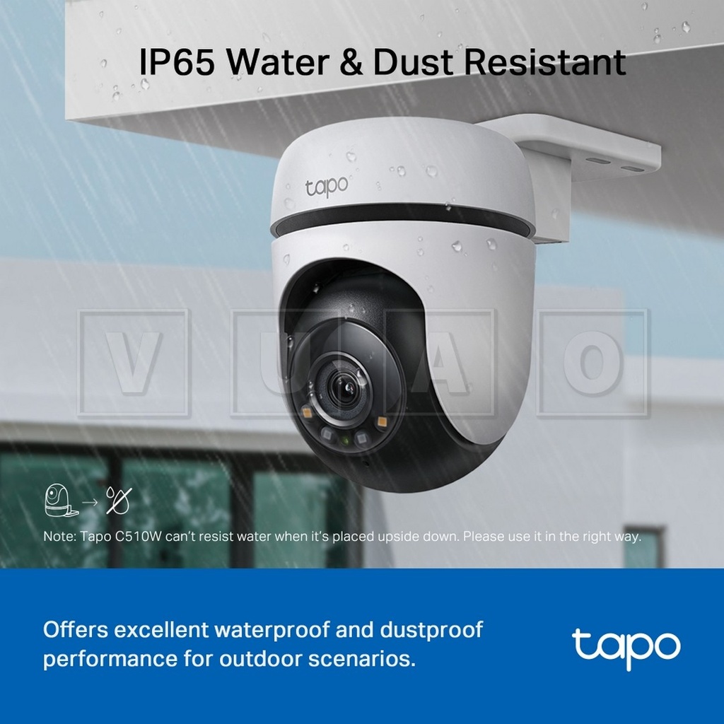 Tapo C510W V1
Cámara inteligente Wi-Fi de vigilancia 360º