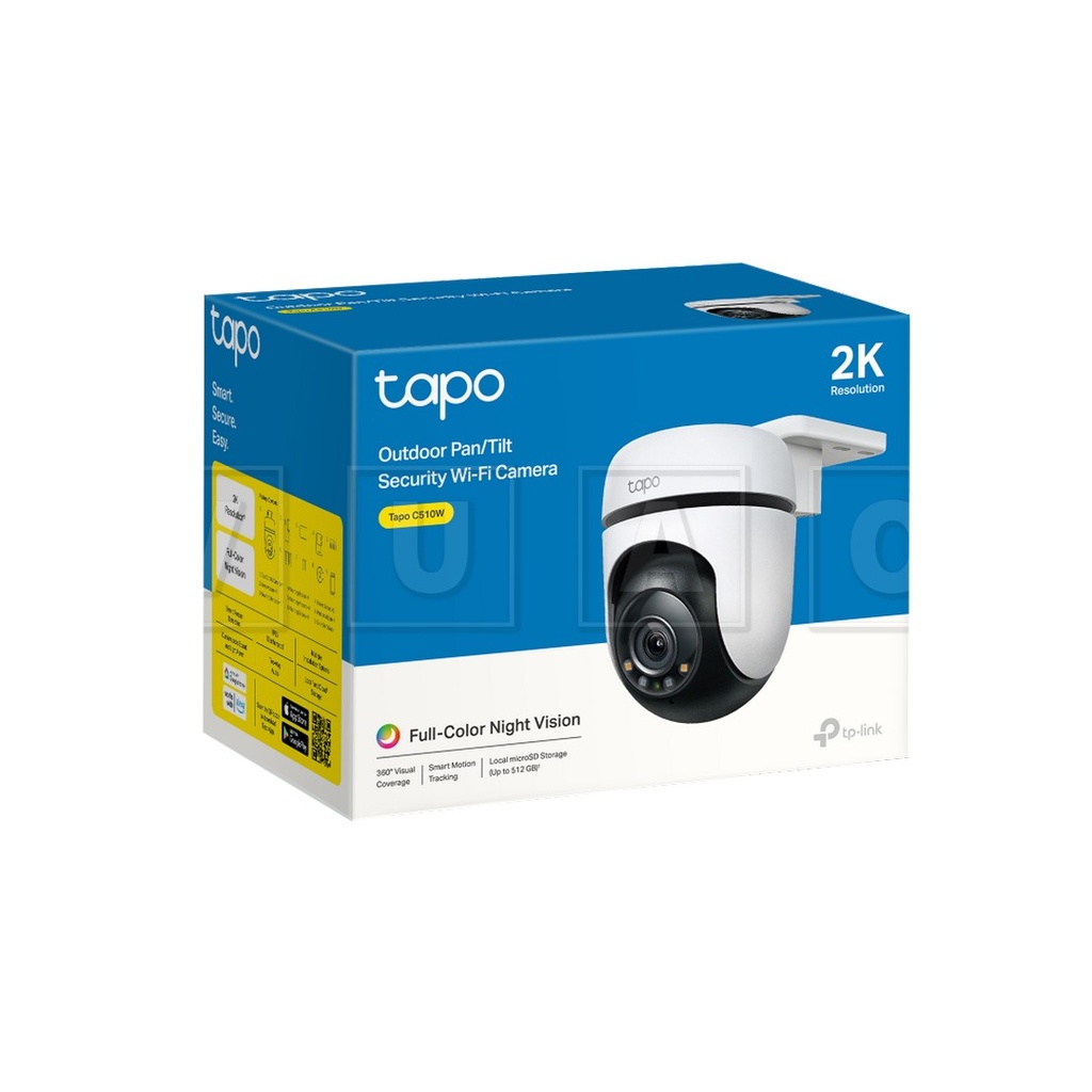 Tapo C510W V1
Cámara inteligente Wi-Fi de vigilancia 360º