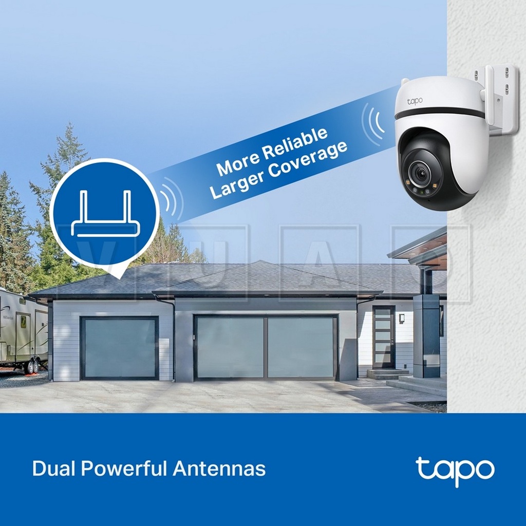 Tapo C520WS V1
Cámara inteligente Wi-Fi de vigilancia 360º