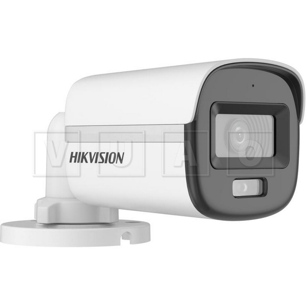 Hikvision DS-2CE10DF0T-LPFS Luz híbrida inteligente de 2 MP con mini cámara tipo bala fija ColorVu