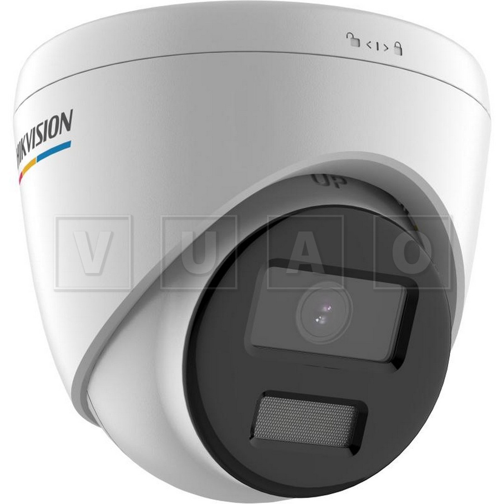 Hikvision DS-2CD1327G0-L(2.8mm) Cámara de red de torreta fija ColorVu de 2 MP