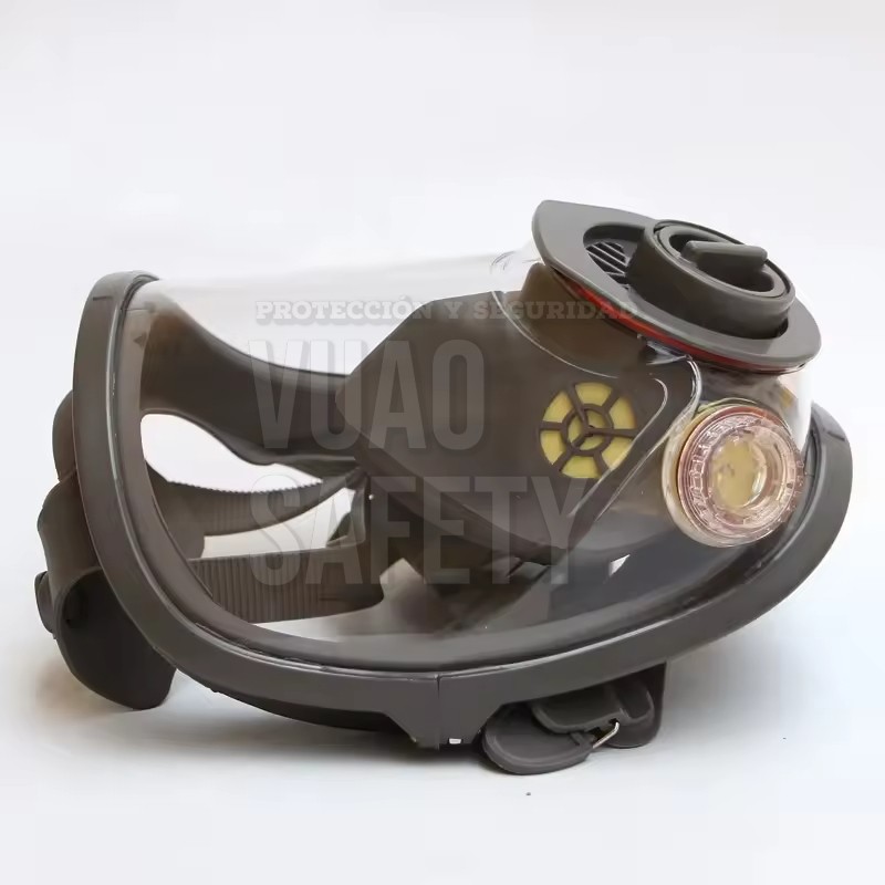 Tspuda MJ-4007 Máscara de gas con filtro autocebante, máscara facial completa