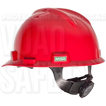 Casco Msa V-Gard 500 Jockey No Ventilado Con Slot Fas-Trac III