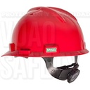 Casco Msa V-Gard 500 Jockey No Ventilado Con Slot Fas-Trac III