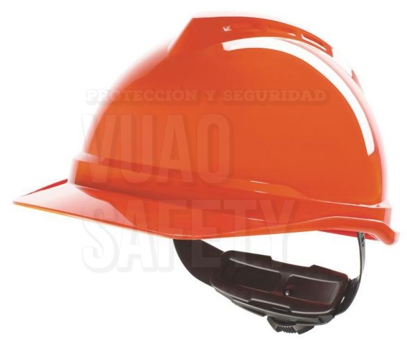 Casco Msa V-Gard 500 Jockey No Ventilado Con Slot Fas-Trac III
