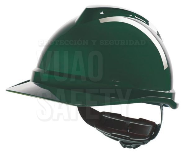 Casco Msa V-Gard 500 Jockey No Ventilado Con Slot Fas-Trac III
