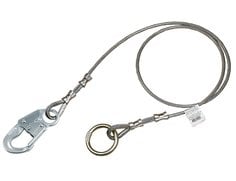 3M PROTECTA PRO Extensión para anclaje con cable AJ408AG, Plata, 6 ft. (1.8m), 1 P/C