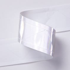 3M Scotchlite Material Reflectivo - Cinta de Alto Brillo 6160R, blanco25.4 mm X 100 m, 12 rollos por caja