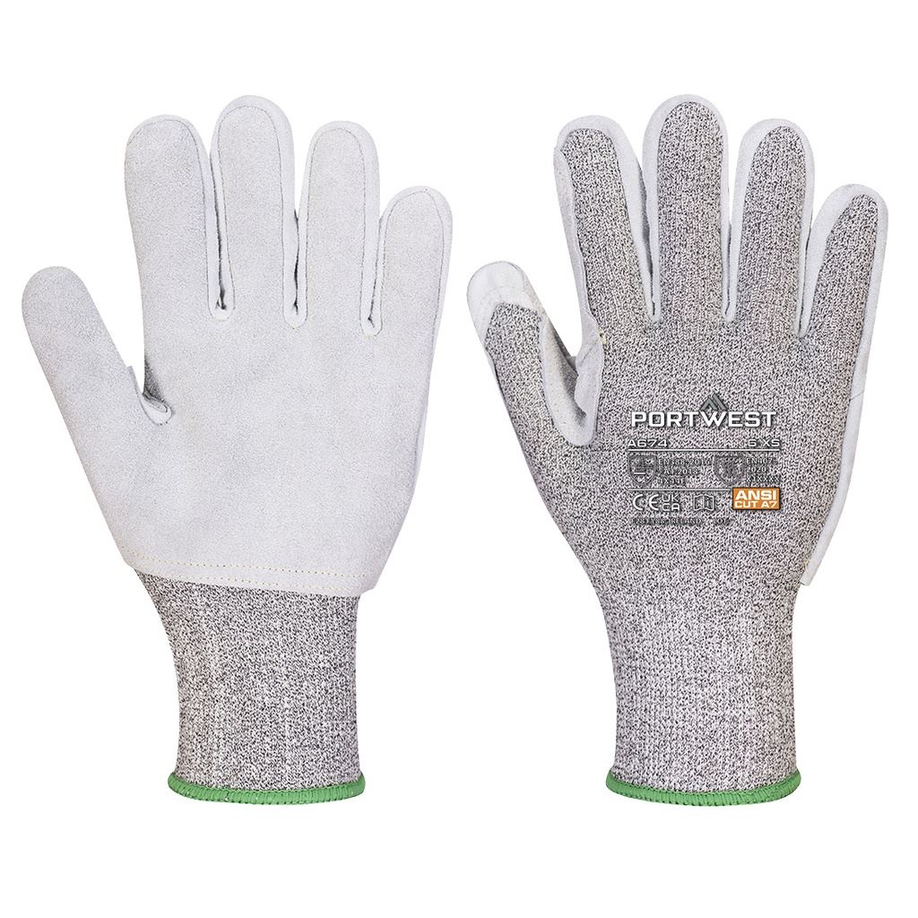Portwest A674 Guante CT200 AHR13 de piel resistente al corte
