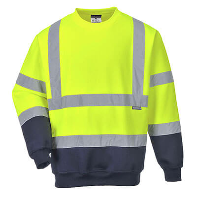 Portwest B306 Sudadera bicolor de alta visibilidad