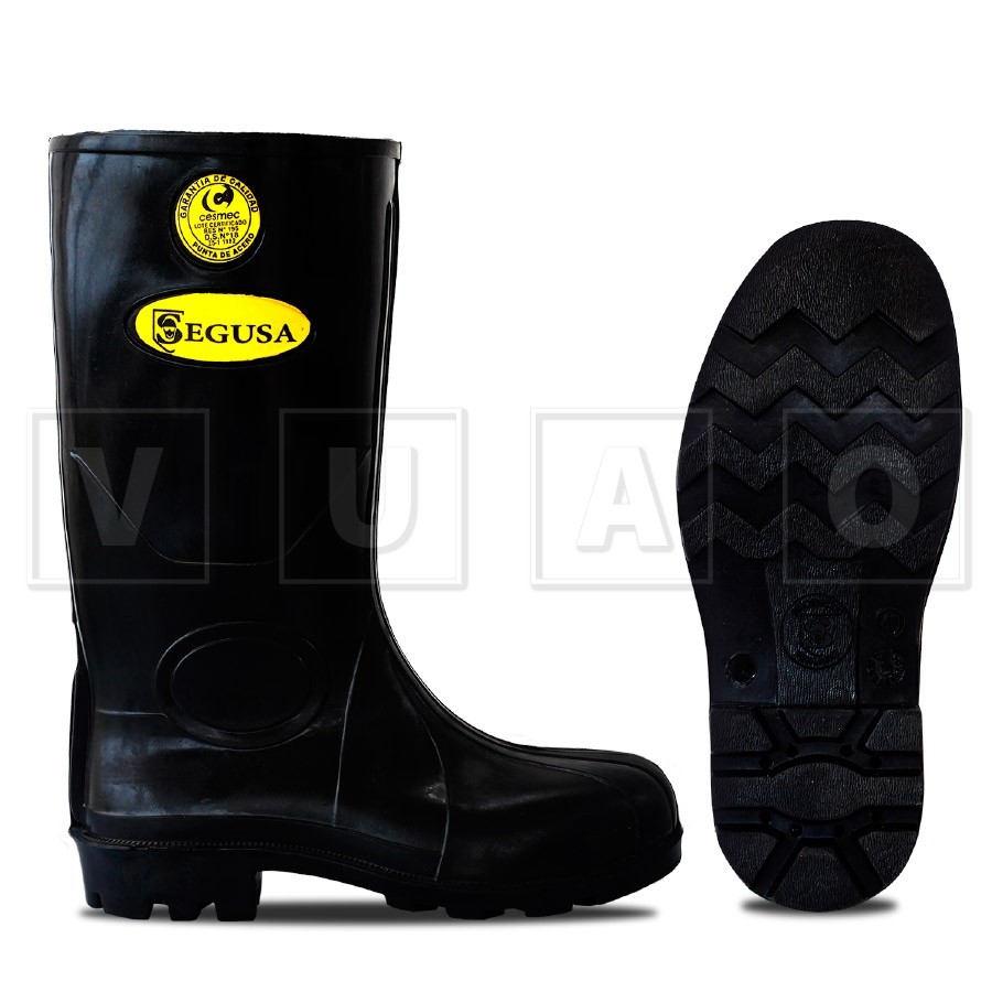 Botas de caucho RGB, dralon azul, sin puntera de acero