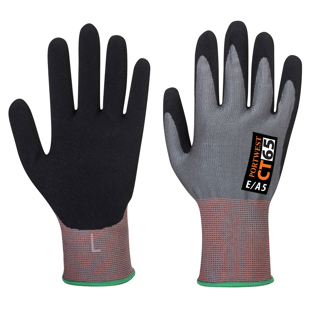 Portwest CT65 Guante CT300 VHR 15 resistente a cortes de Nitrilo esponjoso