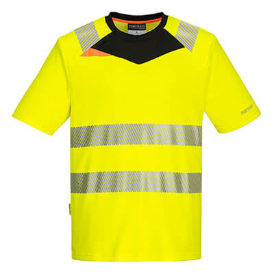 Portwest DX413 Camiseta DX4 de alta visibilidad M/C