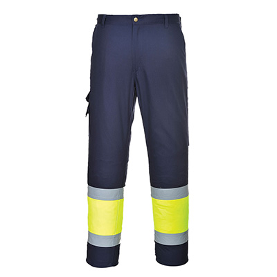 Portwest E049 Pantalón Combat bicolor de alta visibilidad