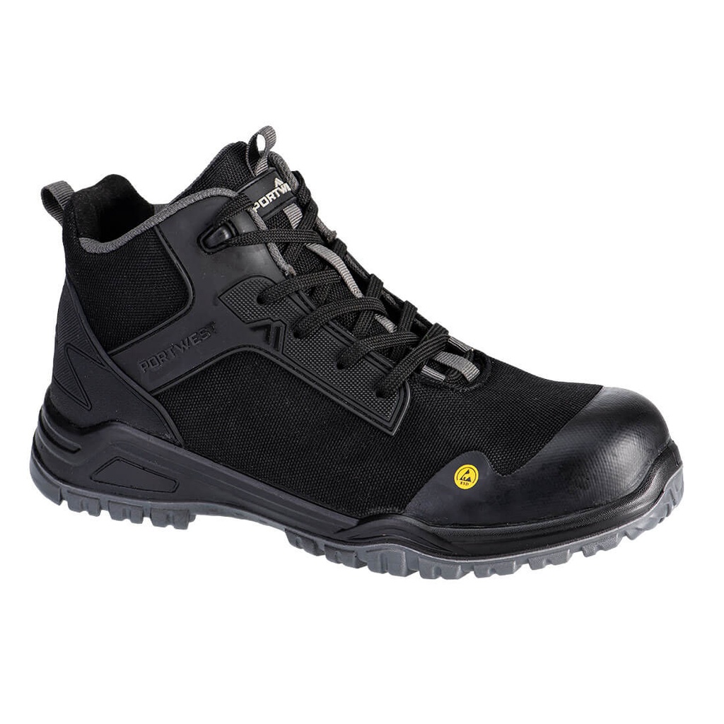 Portwest FE01 Bota Bevel Composite Mid S3S ESD SR FO, marca Portwest™
