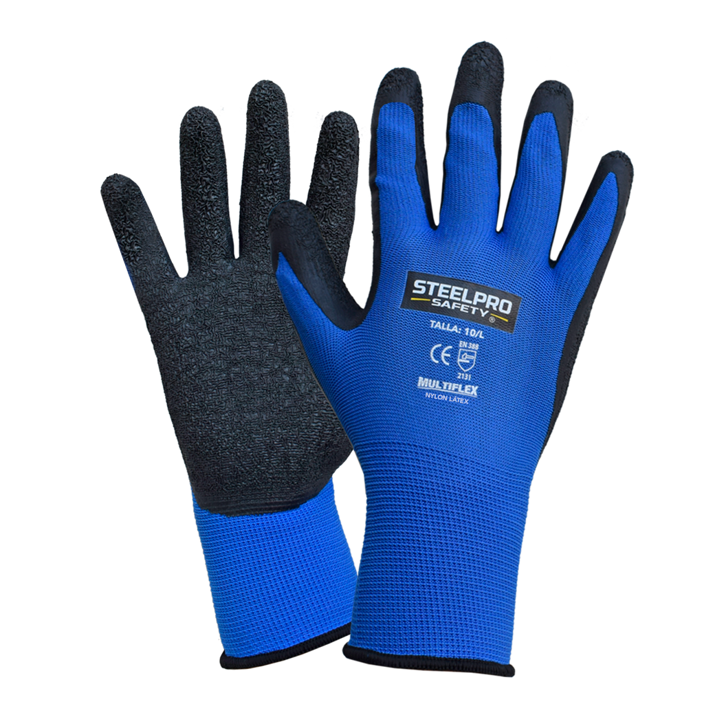 Guante Multiflex Nylon Látex, Steelpro