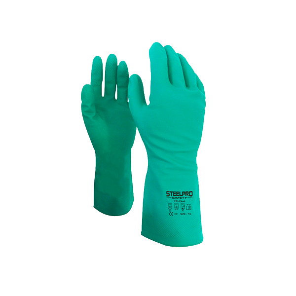 Guante nitrilo 13”-15MIL, Steelpro