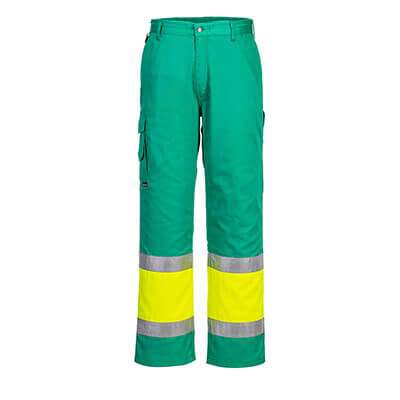 Portwest L049 Pantalón ligero Combat bicolor de alta visibilidad
