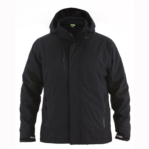 Parka Desmontable HW Reno 3 En 1 Negro