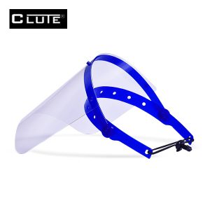 Clute Protector Facial Levantable Azul