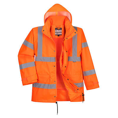 Portwest RT63 Chaqueta transpirable de alta visibilidad Traffic (Interactiva)