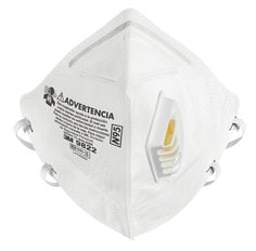 3M 9822 Respirador contra Partículas y Mascarilla Quirúrgica N95