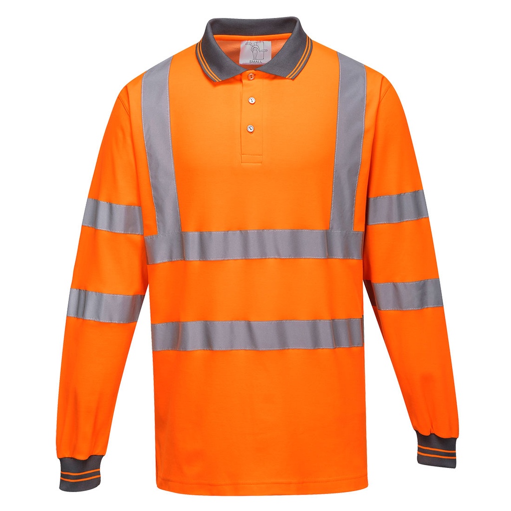 Portwest S271 Polo de manga larga Cotton Comfort