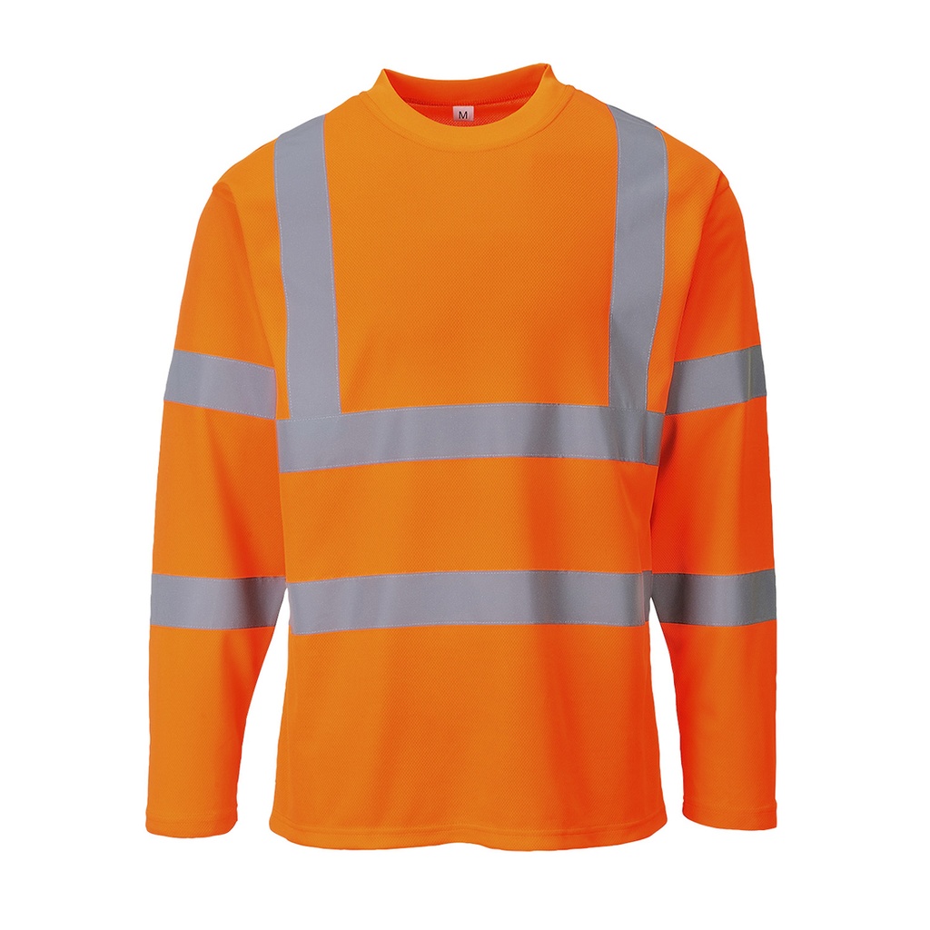 Portwest S278 Camiseta manga larga de alta visibilidad
