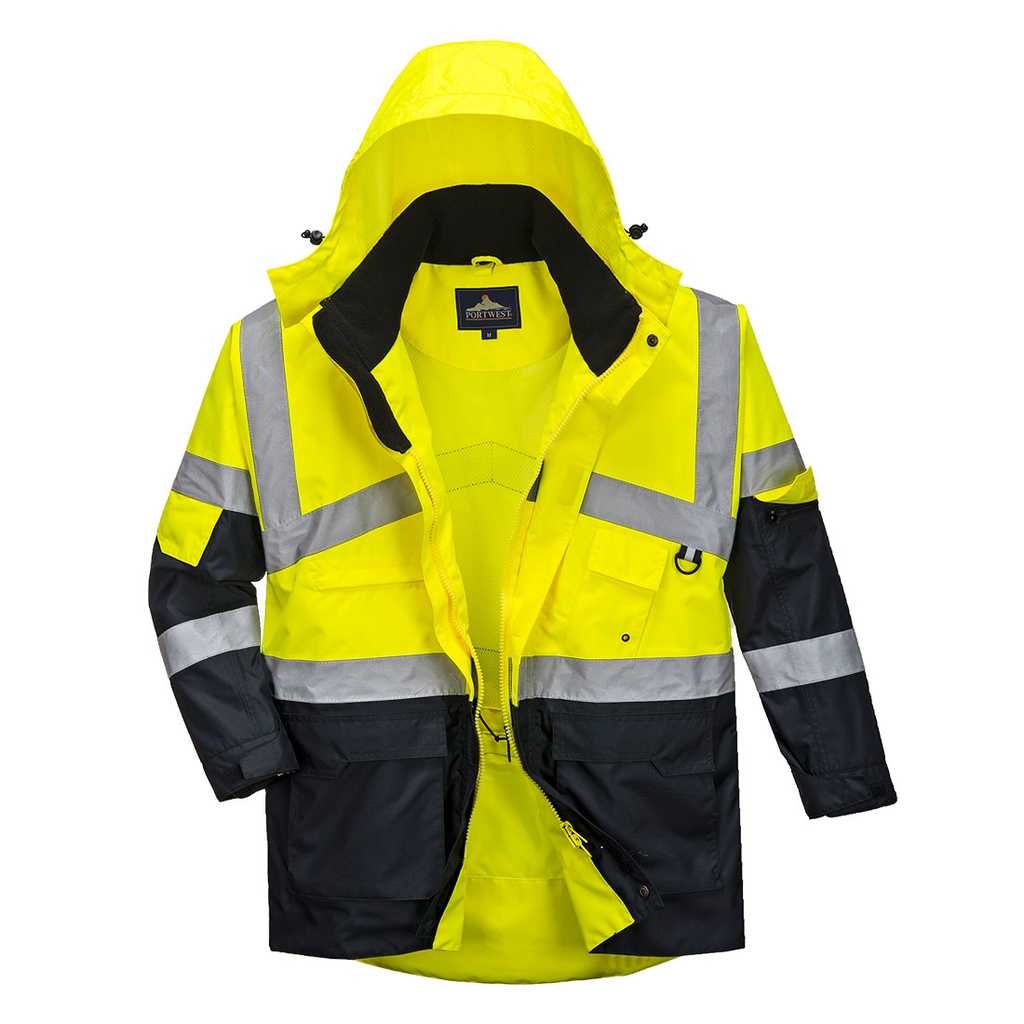 Portwest S760 Parka bicolor transpirable de alta visibilidad