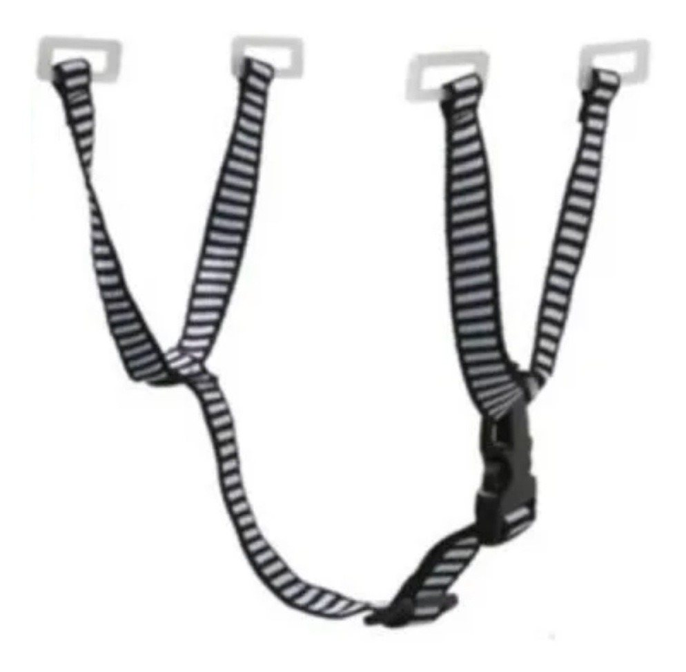 Barboquejo de poliester de 4 puntos 10124238, anclado a la suspension, MSA, PQx10