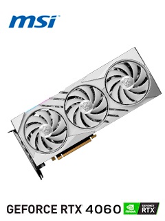 Tarjeta de video MSI GeForce RTX 4060 Ti GAMING X SLIM WHITE, 16GB GDDR6, PCIe Gen 4.0 x8