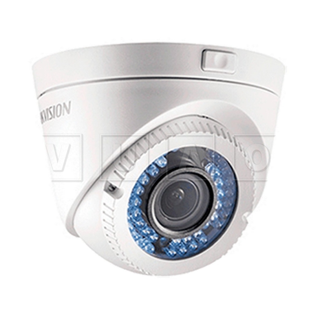 Hikvision DS-2CE56C0T-VFIR3F(2.8-12mm) Domo TURBOHD 1080p Lente Var. 2.8 a 12 mm IR Inteligente 40 mts IP66 Exterior