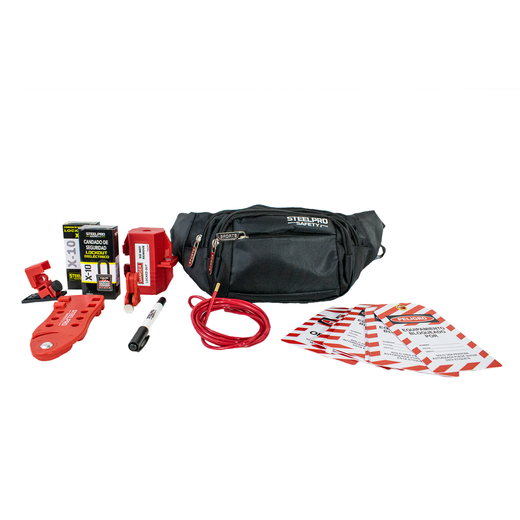 Steelpro Kit bloqueo y etiquetado para electricista