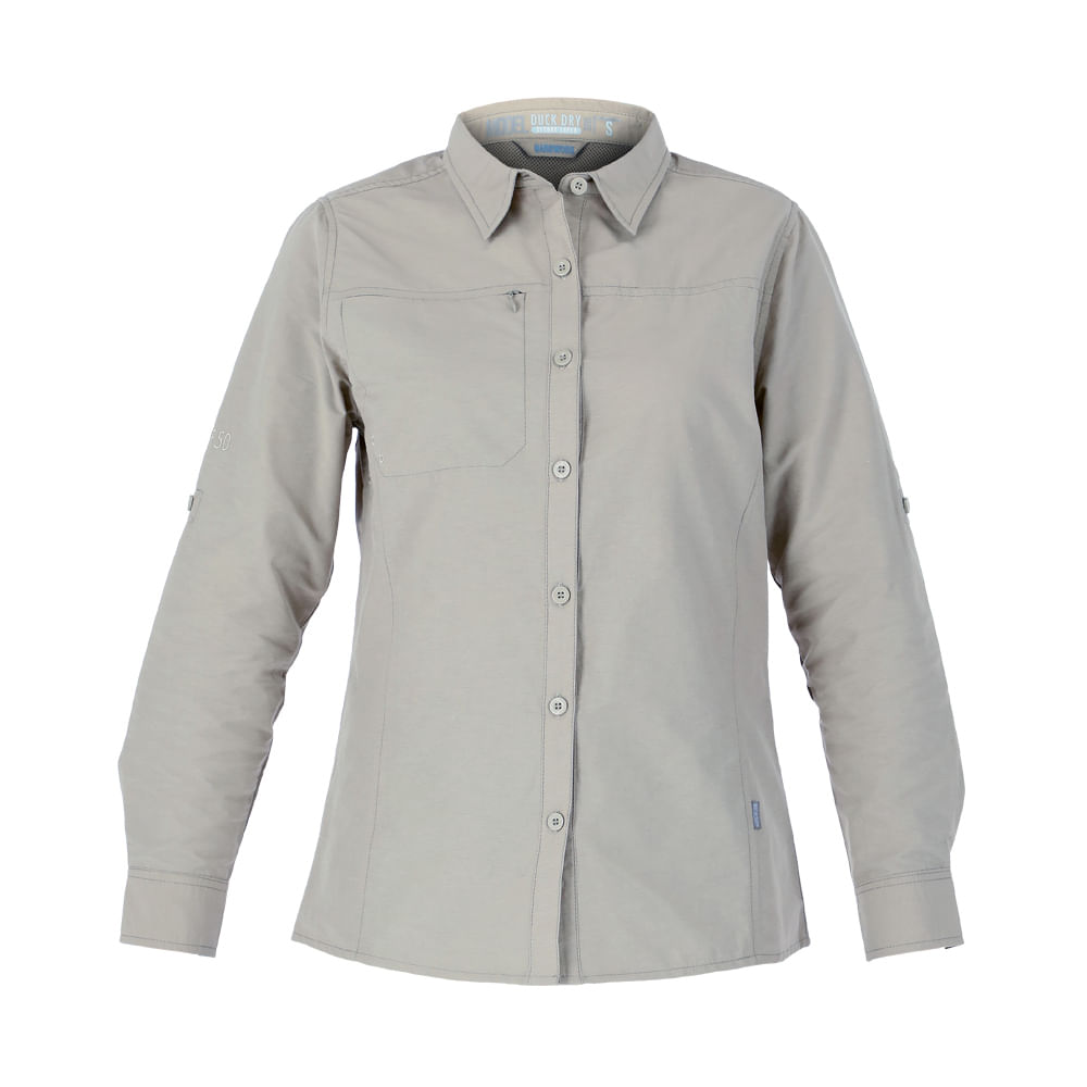 Hardwork Camisa Duck Dry Mujer Beige