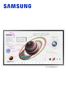 Pantalla Interactiva Samsung Pro 65" 4K UHD Tactil/SmartView+Multi-tasking/20-Touchpoints.