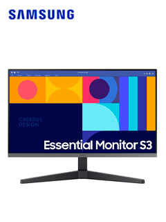 Monitor Samsung Essential S3 de 27", FHD IPS (1920 x 1080), 1 x HDMI 1.4, 1 x DP 1.2