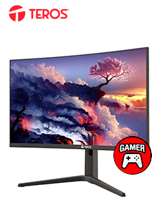 Monitor Curvo Gaming Teros TE-3214G, 31.5" 2K QHD, 2560 x 1440, HDMI/ DisplayPort/FREESYNC