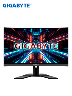 Monitor Gigabyte G27QC A-SA Gaming, 27" VA 1500R HDMI x2/DP x1/Earphone x1/Parlantes(2Wx2)