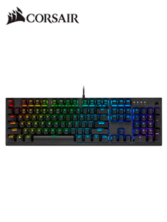 El teclado mecánico de juego CORSAIR K60 RGB PRO LOW PROFILE - CHERRY MX Low Profile Speed