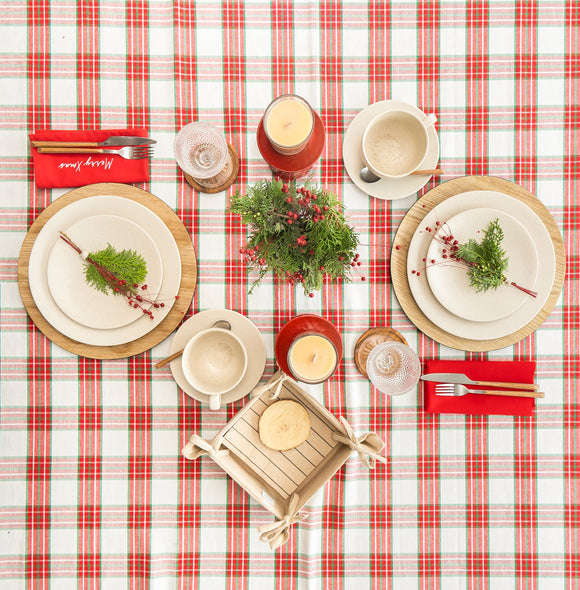 Mantel Cuadros Navidad, 160 cm x 280 cm