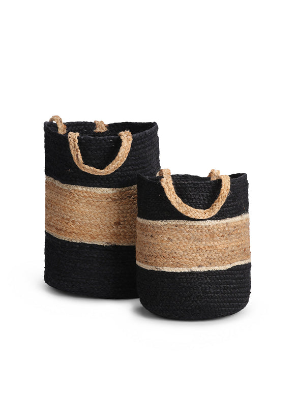 [4221101] Vuao Canasta Girasol natural black, Large