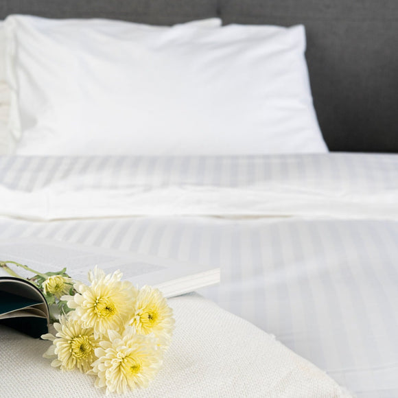 Vuao Duvet Cover Stripe Satin 500 Hilos (1.5 Plazas)